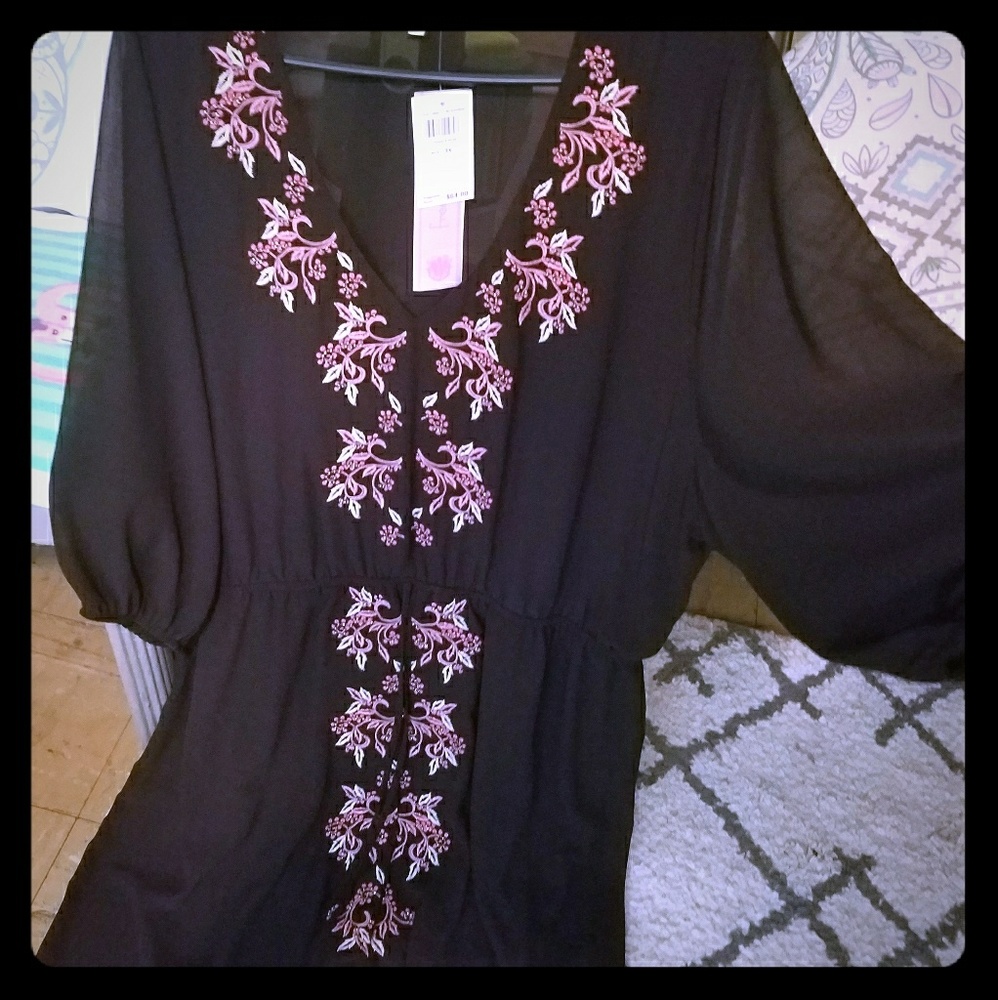 Torrid floral flowy plus 3x dress